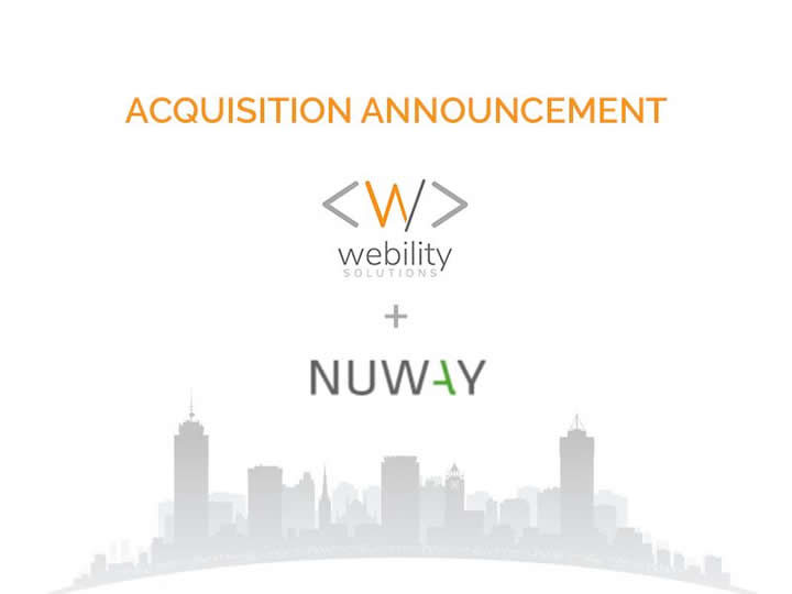 Acquisition Announcement -  Webility Acquires Nuway
